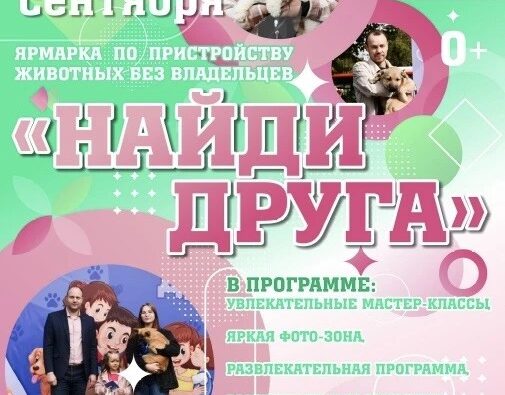 Ярмарка-пристройство «Найди друга»